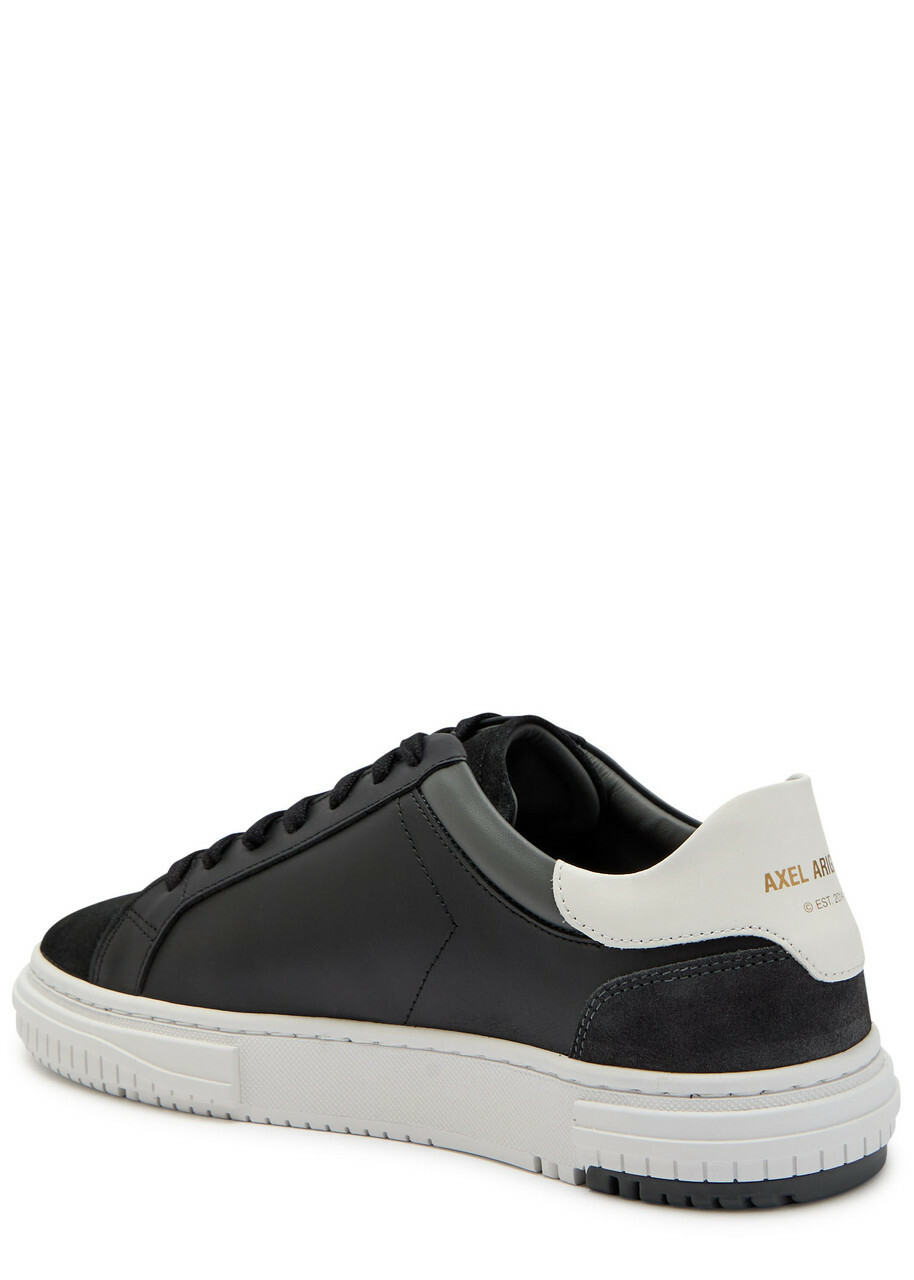 Axel Arigato Atlas Panelled Leather Sneakers Black And White