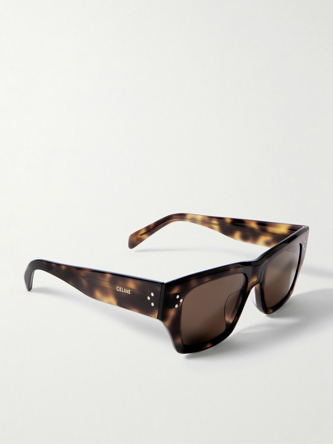 CELINE - D-Frame Tortoiseshell Acetate Sunglasses