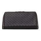 Bottega Veneta Black Intrecciato Toiletry Pouch