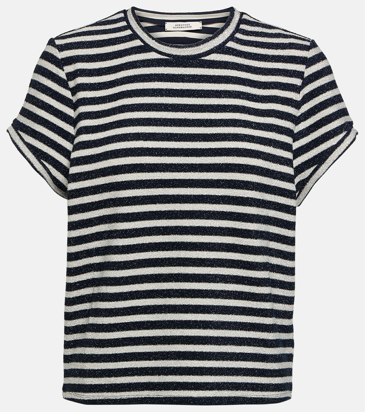 Dorothee Schumacher Endless Shimmer striped jersey top