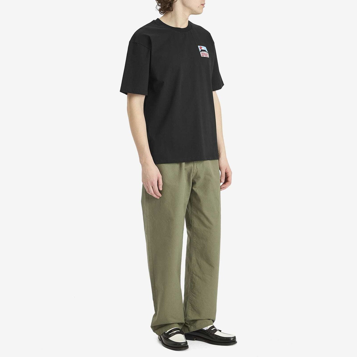 Edwin Men's Sunset On Fuji San T-Shirt in Black