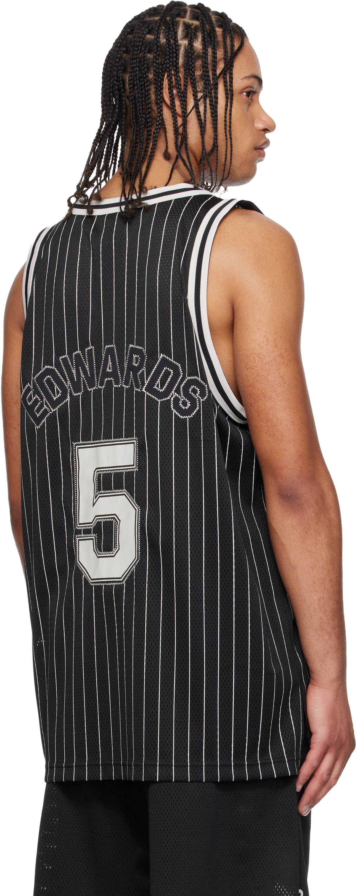 Y-3 Black Anthony Edwards Basketball Jersey