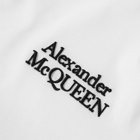 Alexander McQueen Men's Embroidered Logo T-Shirt in White