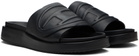 Diesel Black Sa-Slide D Oval Sandals