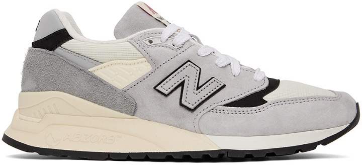 Photo: New Balance Gray & Beige Made in USA 998 Sneakers