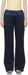 Paloma Wool Navy & Black Olga Lounge Pants