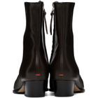 Aeyde Brown Baba Pointed Cowboy Boots