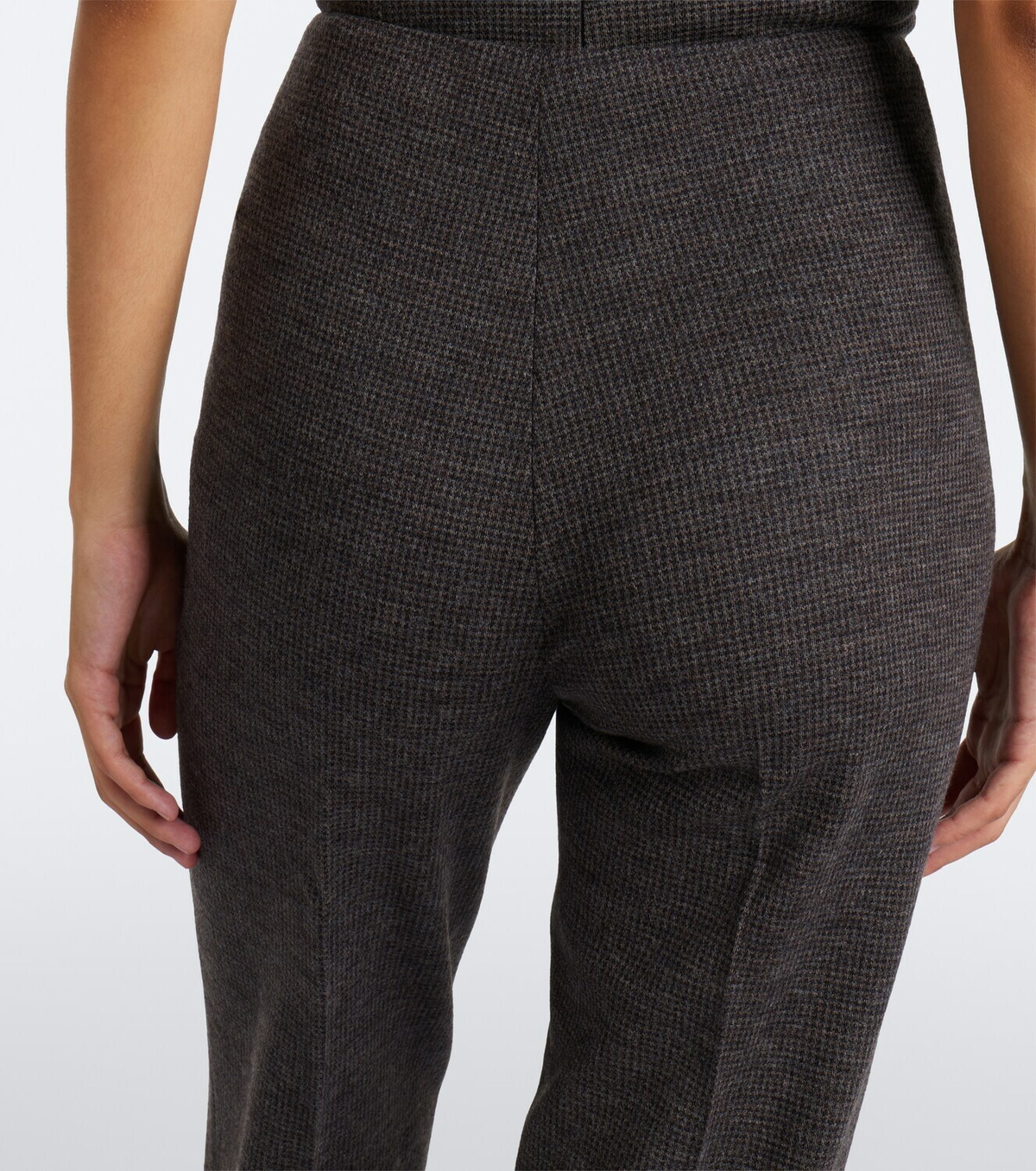 Ralph Lauren Collection Macy wool jersey straight pants