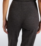Ralph Lauren Collection Macy wool jersey straight pants