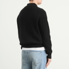 Ronning Men's Long Sleeve Knit Polo in Black