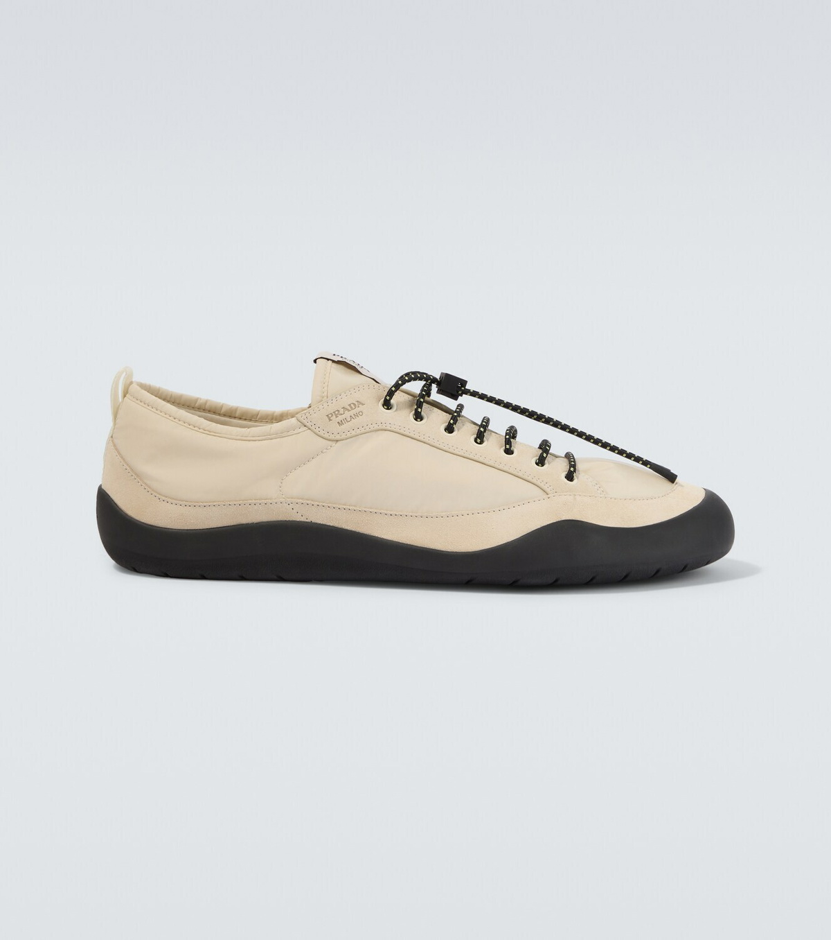 Prada Speedrock Re-Nylon and suede sneakers