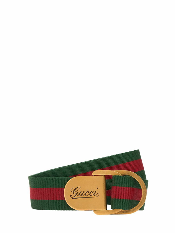 Photo: GUCCI 4cm D Ring Reversible Leather Belt