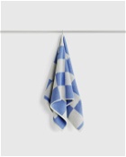 Hay Check Hand Towel Blue/Beige - Mens - Home Deco