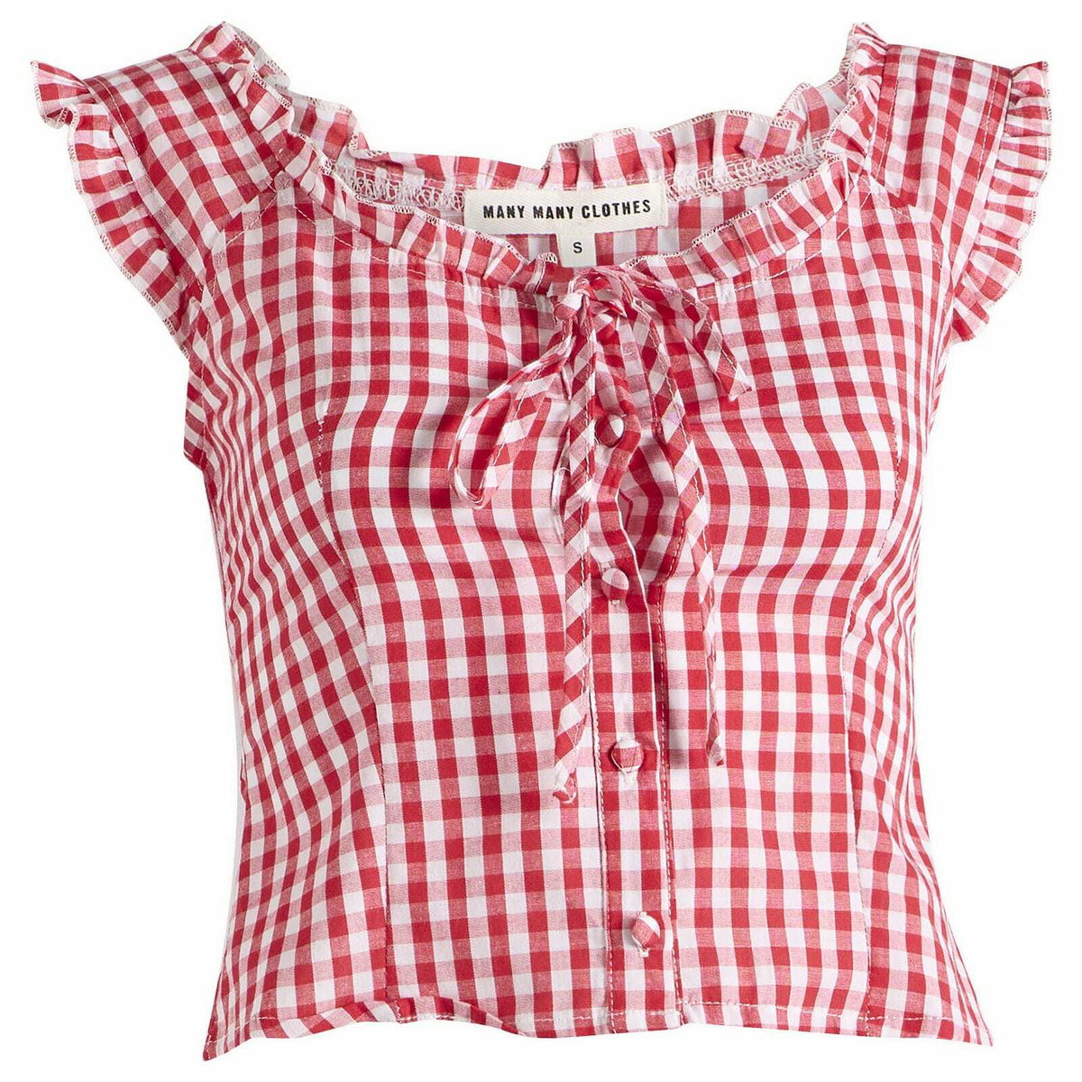 Many Many Clothes Women's The Bonnie Corset in Red