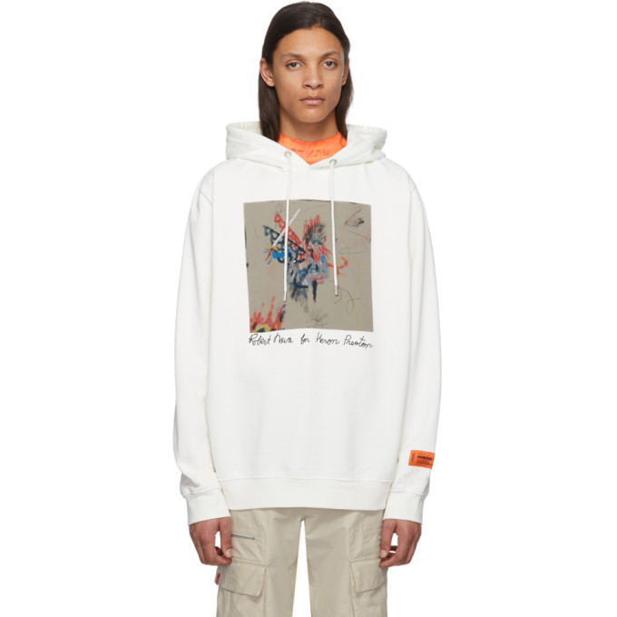 Photo: Heron Preston Off-White Robert Nava Edition Ribs Hoodie