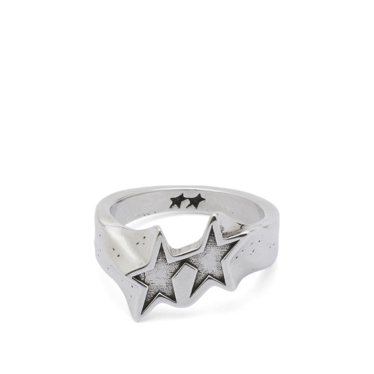 TwoJeys Tilted Icon Ring in Silver