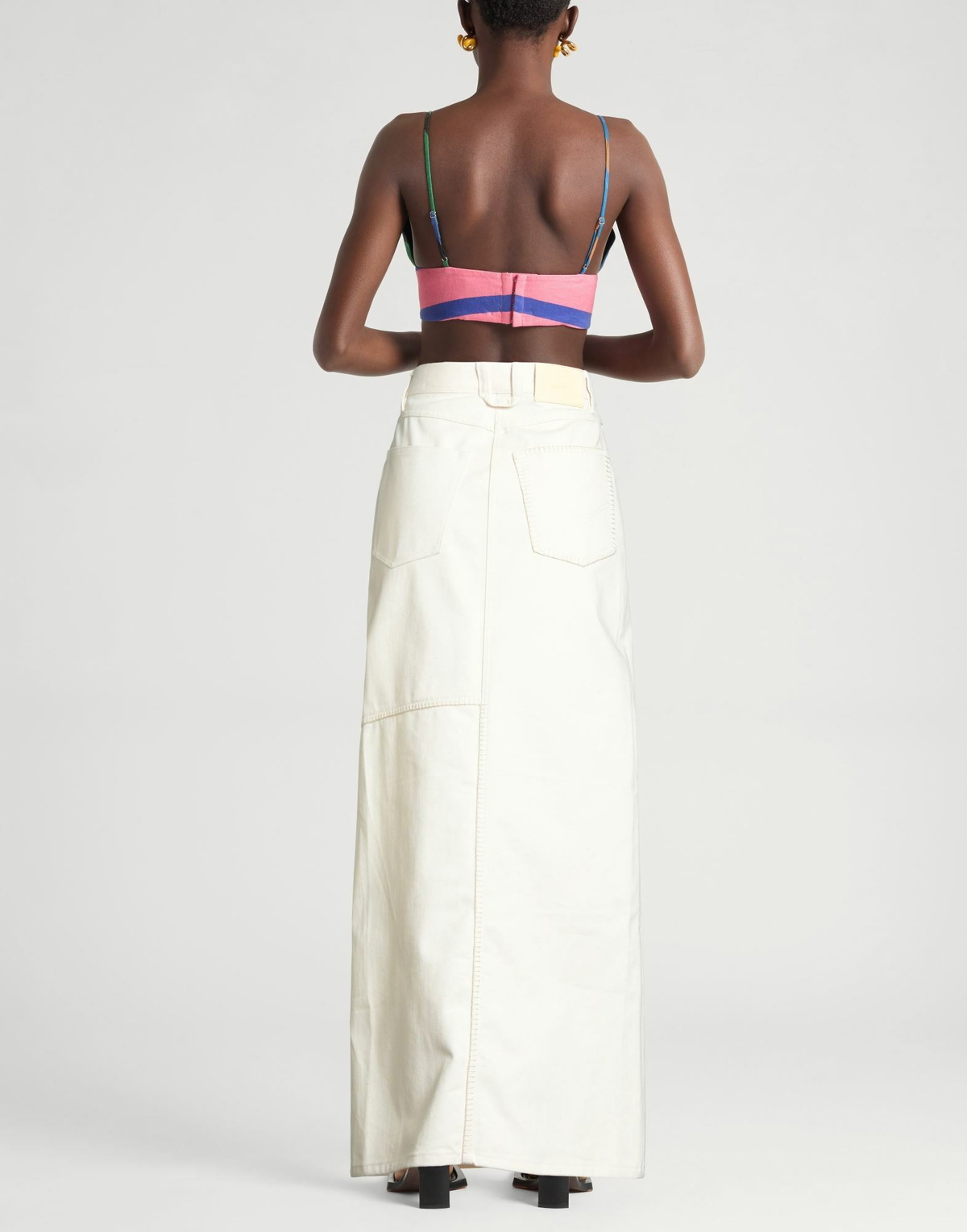Axel Arigato Womens Denim skirt Cream
