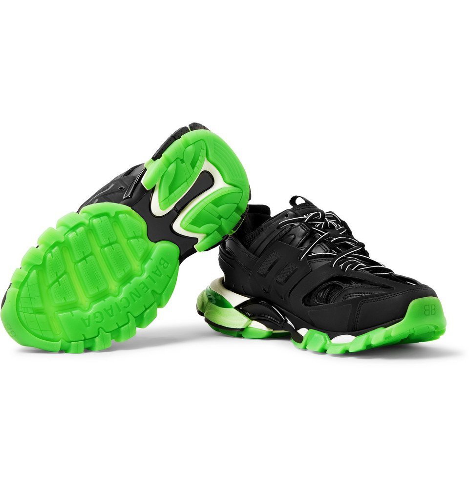 Balenciaga Track GlowInTheDark Sneakers  Neiman Marcus