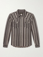 RRL - Cotton-Jacquard Overshirt - Brown