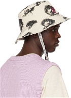 JW Anderson Off-White Rembrandt Asymmetrical Bucket Hat