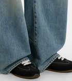 McQueen EC1 suede-trimmed sneakers