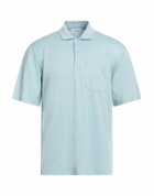 Lardini Mens Polo shirt Sky in Blue