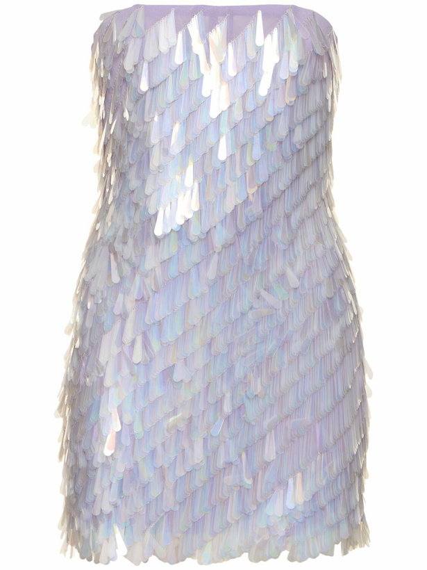 Photo: THE ATTICO Embellished Strapless Mini Dress