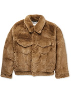 Acne Studios - Faux Fur Jacket - Neutrals