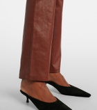 Stouls JP Long leather flared pants
