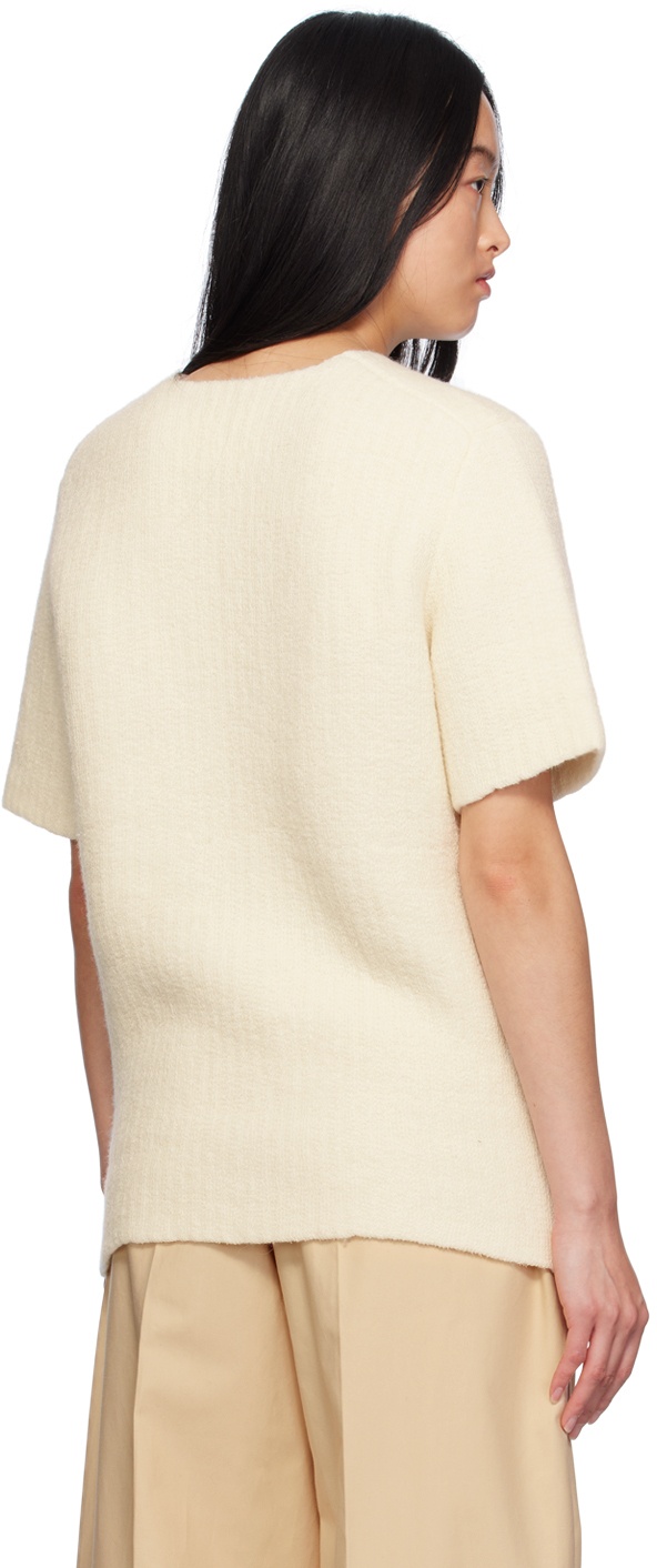Jil Sander Off-White Gauze T-Shirt