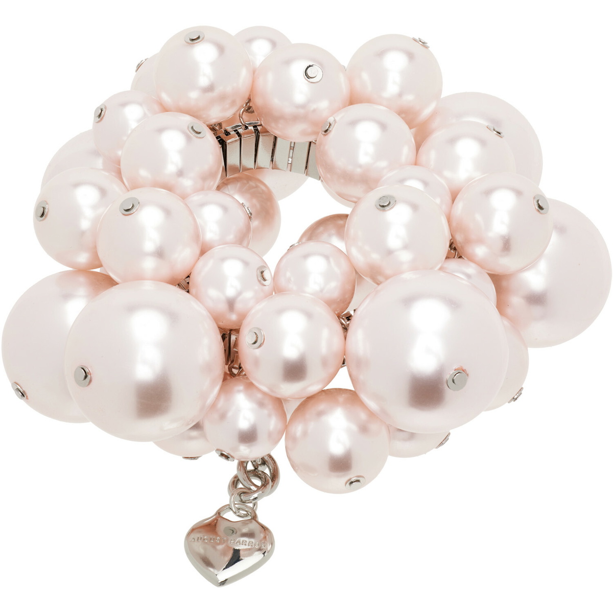 August Barron Puffed Faux-Pearl Bracelet
