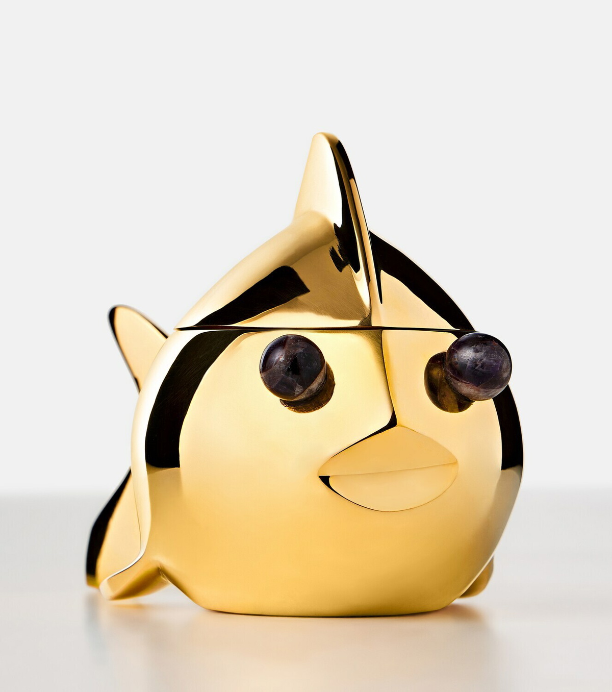 Jonathan Adler Goldfish brass container