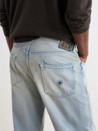 FULLCOUNT - Straight-Leg Distressed Jeans - Blue
