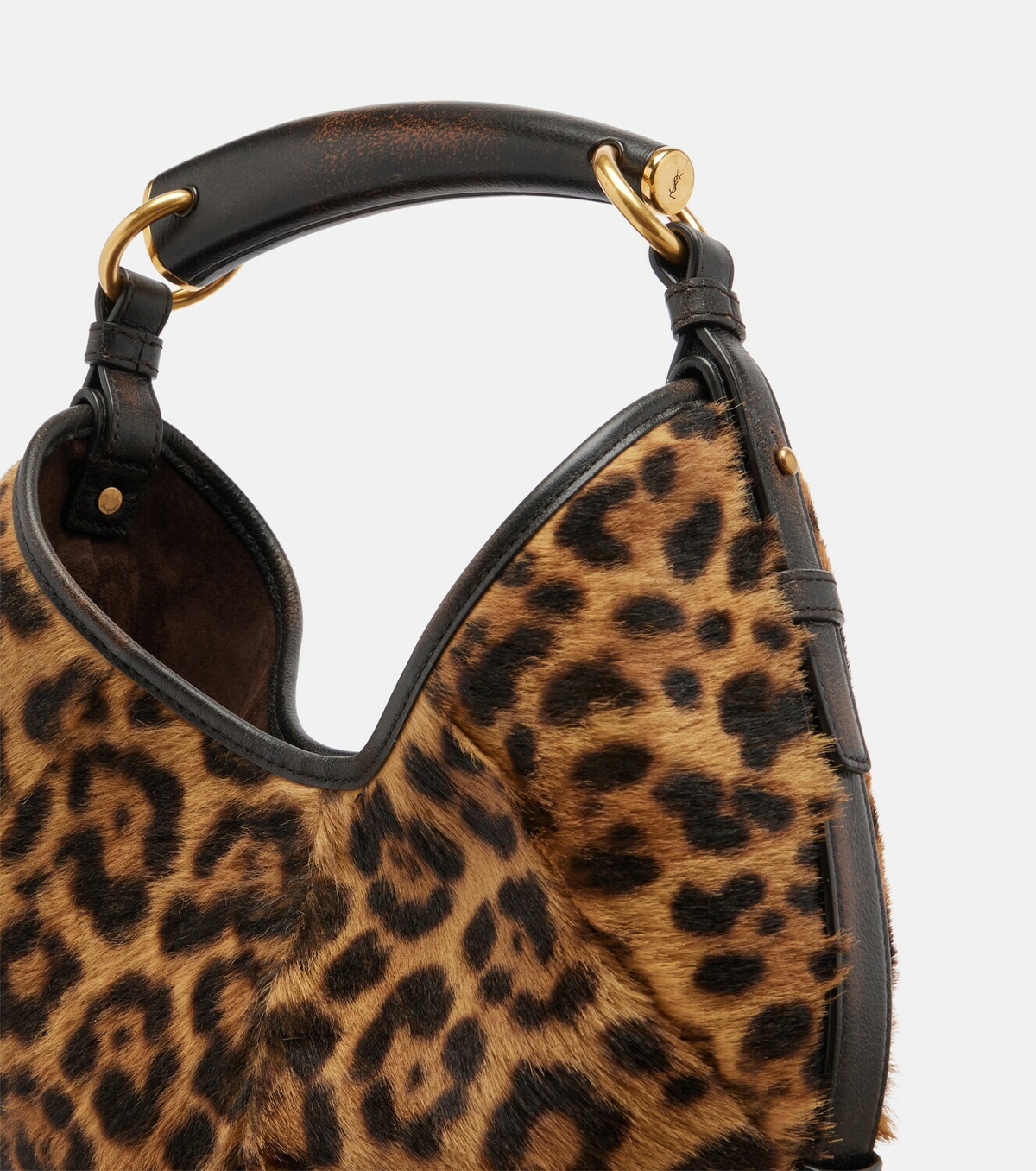 Saint Laurent Mombasa Small calf hair shoulder bag