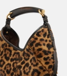 Saint Laurent Mombasa Small calf hair shoulder bag