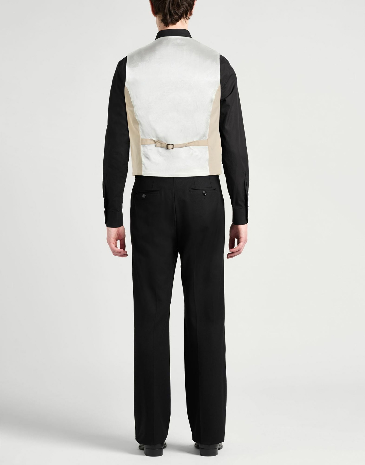 Berna Mens Tailored Vest in Beige