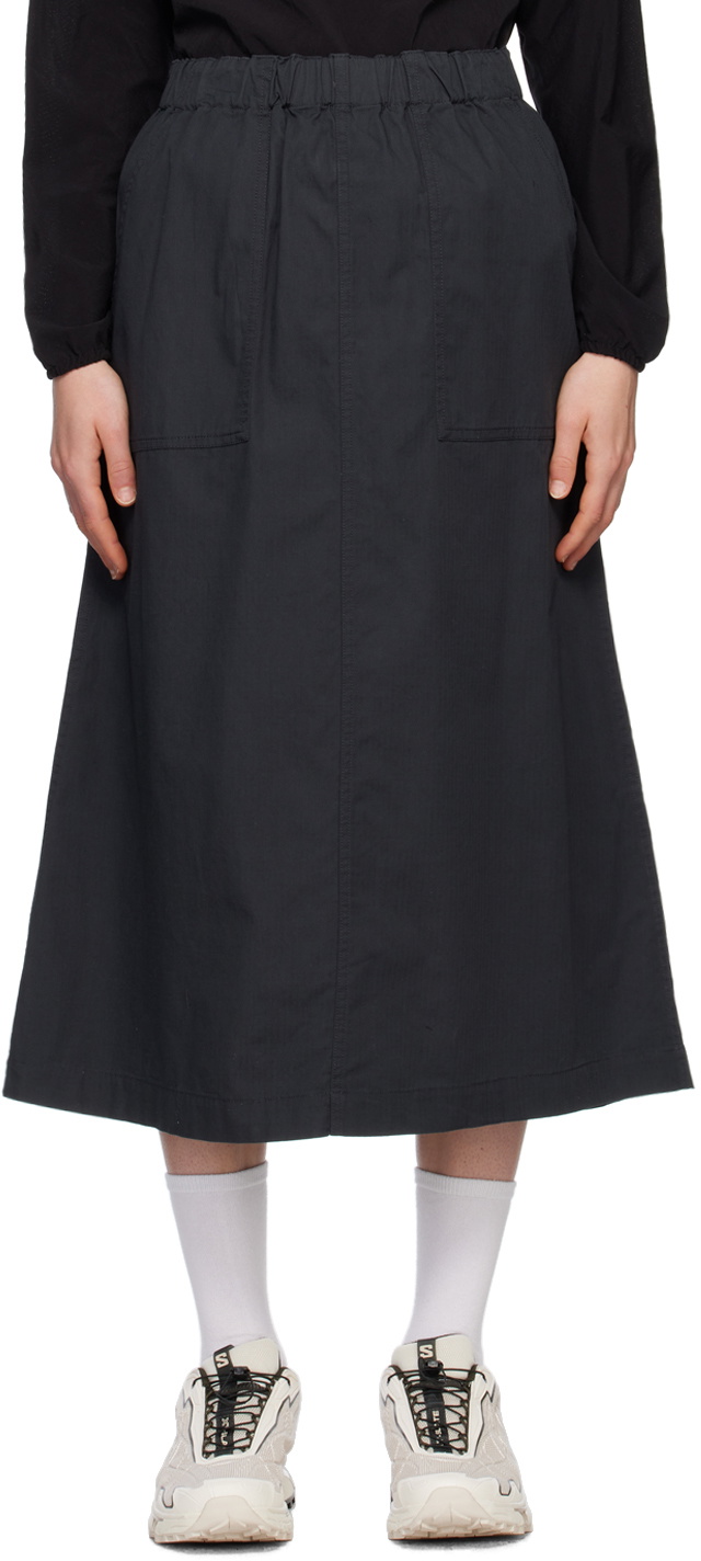 Snow Peak Black Takibi Maxi Skirt