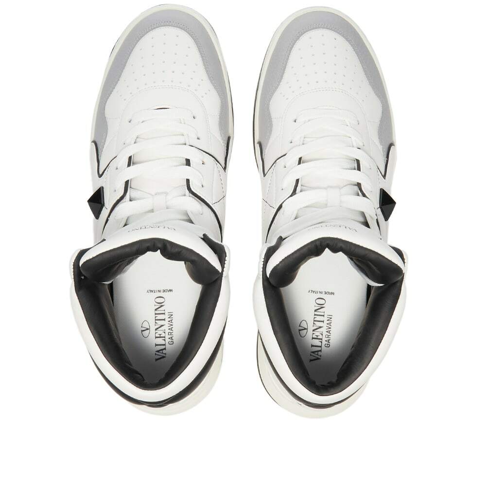 valentino high top sneakers white