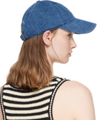 ANINE BING Blue Jeremy Baseball Cap