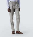 Brunello Cucinelli Virgin wool flannel chinos