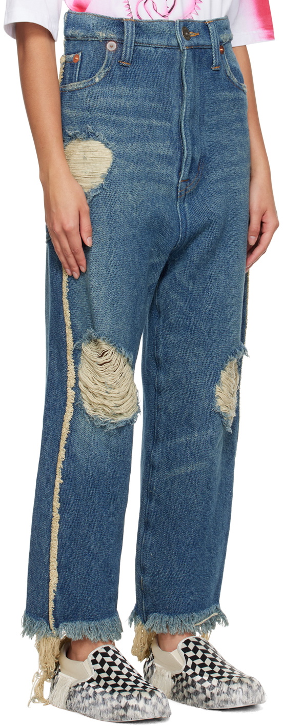 Doublet Indigo 1.5x Resized Jeans Doublet