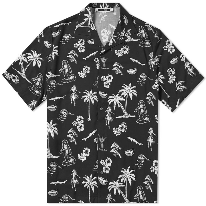 Photo: McQ by Alexander McQueen Billy Palm Vacation Shirt Darkest Black