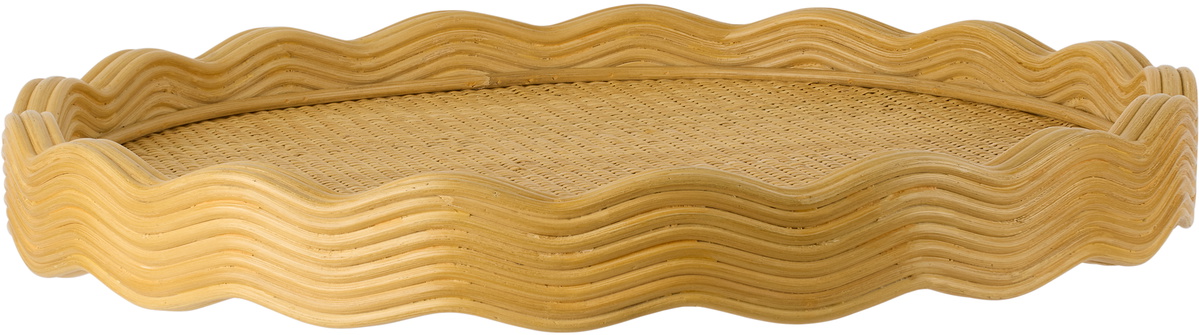 Soho Home Beige Pangbourne Rattan Tray
