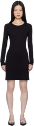 Gil Rodriguez Black Long Sleeve Bellevue Minidress