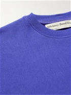 Abc. 123. - Logo-Appliquéd Cotton-Jersey Sweatshirt - Blue