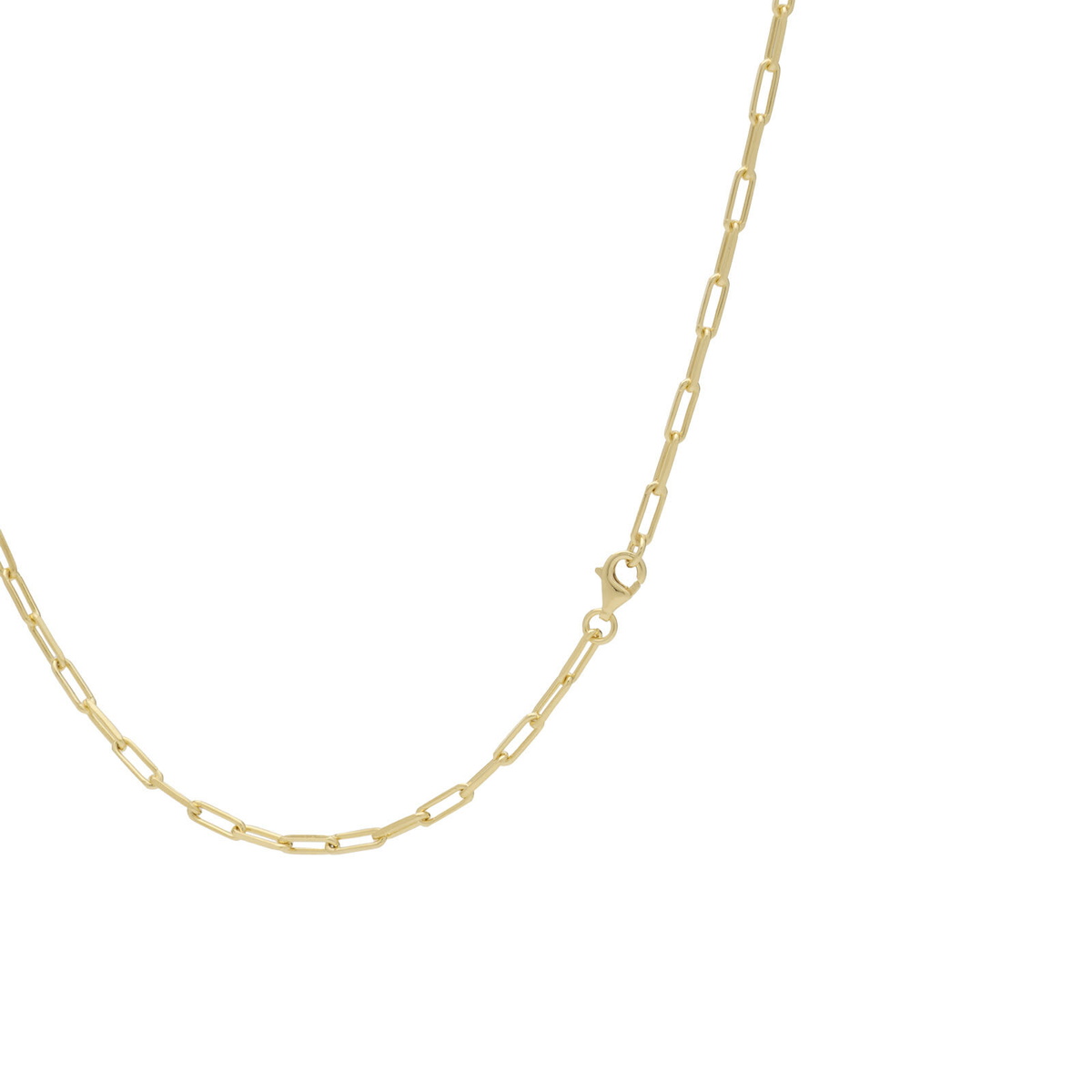 Miansai Men's 2.5mm Volt Link Cable Chain Necklace in Gold