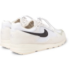 Nike - Fear of God Air Skylon II Full-Grain Leather, Felt and Mesh Sneakers - Men - Gray