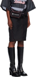 Martine Rose Black Bumbag Miniskirt