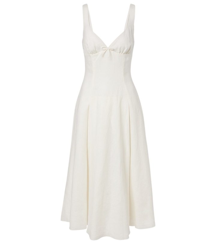 Photo: Faithfull Adalee linen midi dress