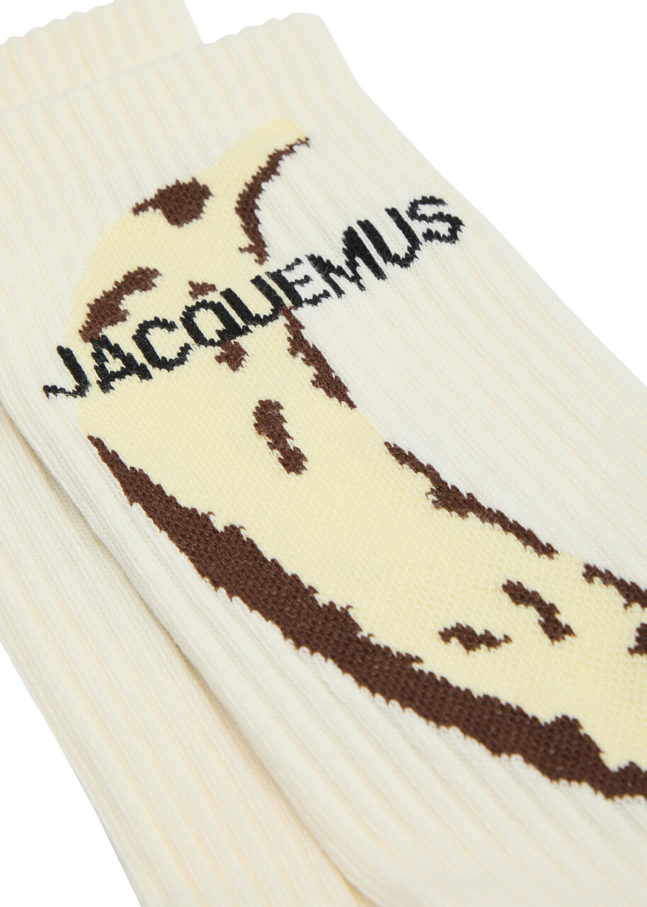 Jacquemus Les Chaussette Jacquemus Cotton-blend Socks Multi Print 39-42 (IT39 42 / UK6